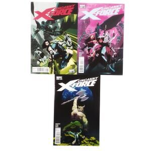 Uncanny X-Force #1, 2, 3 Marvel Comics Remender Opena Set Lot Modern Age 2010